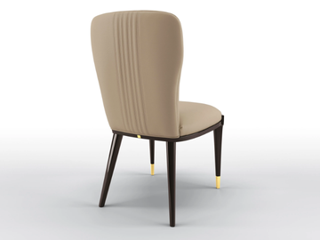 CELINE - Upholstered leather chair by BRUNO ZAMPA - view 3